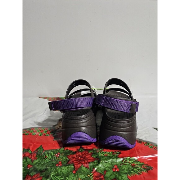 Crocs Hiker Xscape Sandal Espresso Neon Purple  Unsiex Casual Men\'s 8  Woman 10 main image 5